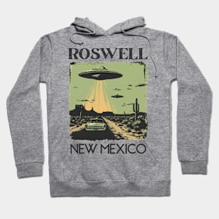 "Roswell Revelations: Vintage Extraterrestrial Encounter Hoodie